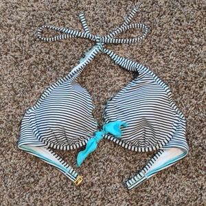 Victoria's Secret Striped Underwire Bikini Top